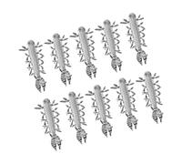 Ekoama 10pcs High Buoyancy Shrimp Soft Lures with Realistic Detailing and Curved Tail Artificial Baits for Freshwater Saltwater Fishing Baits Shrimp Lures for Anglers