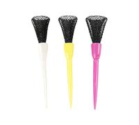 Ekoama 3Pcs/pack Shock Resistant Golf Tees Set with Adjustable Height Soft Net Head Tees Nonslip Stable Base Design for Drives Adjustable Height Golf Tees