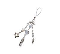 Ekoama Handmade Beaded Phone Strap With Lovely Charm For Girls Styles Drop Proof Fashion Keychain Jewelry Accessory