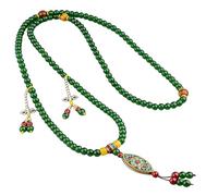 Ekoama Long Beaded Agates Necklace for Women Adjustable Length for Versatile Styling in Daily Life and Special Occasions