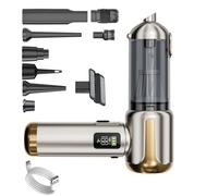 Ekoama Portable Car Vacuum Cleaners Featuring Smart Digital Display LED Light and 3 Speed Suction for Enhanced Vehicle Interior Cleaning Car Vacuum