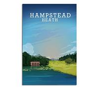 EKOAW DIY Paint by Numbers for Adults,Hampstead Heath Park Number Painting Adults for Gifts Home Wall Decor 20x30cm
