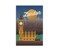 EKOAW Paint by Numbers for Adults,Big Ben London Night Acrylic Oil Painting by Number for Adults, Perfect for Gift Home Decor 20x30cm