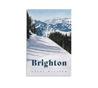 EKOAW Paint by Numbers for Adults,Brighton Great Western Painting by Number Kits On Canvas, Oil Painting Acrylic Paints, Home Wall Decor 20x30cm