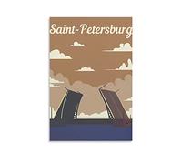 EKOAW Paint by Numbers for Adults,Saint Petersburg Simple Painting Kits for Kids for Gift Home Wall Decor 30x40cm