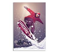 EKOAW Paint by Numbers for AdultsFrance Courchevel Snow Mountain Ski Painting Acrylic Paint by Numbers for Adults Beginner Painting Kit 40x50cm