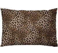 EKOBLA Throw Pillow Cover Leopard Print Pattern Safari Wild Animal Theme Pattern Leo Skin Cheetah Tiger Decor Lumbar Pillow Case Cushion for Sofa Couch Bed Standard Queen Size 20x30 Inch