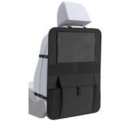 EKODE Set of 2 Car Seat Organiser Backseat Car Organizer Storage with Tablet Holder | Kids Travel Organizer with Pockets for Snacks, Drinks & Toys | Bottle holder | Car Seat Back storage (1)