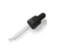 EkoFace 18mm Tamper Evident Glass Pipette Dropper Cap for 30ml Essential Oil Bottles (2)