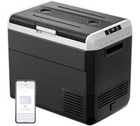 EKOJUCE - Electric Fridge 12 Volt, 58 Quarters (55L), Portable Cooling App Control, 12V Refrigerator, 15.6°F Refrigerator, Car Fridge with Basket