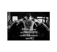 EKoKim Bodybuilding Men Girl Fitness Workout Muscle Gym Posters Poster Decorative Painting Canvas Wall Posters And Art Picture Print Modern Family Bedroom Decor Posters 08x12inch(20x30cm)