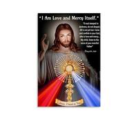 EKoKim Divine Mercy Sunday Poster Decorative Painting Canvas Wall Posters And Art Picture Print Modern Family Bedroom Decor Posters 08x12inch(20x30cm)