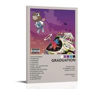 EKoKim Kanye West Graduation Album Poster Decorative Painting Canvas Wall Posters And Art Picture Print Modern Family Bedroom Decor Posters 12x18inch(30x45cm)