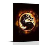 EKoKim Poster Mortal Kombat Poster Decorative Painting Canvas Wall Posters And Art Picture Print Modern Family Bedroom Decor Posters 24x36inch(60x90cm)
