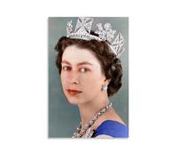 EKoKim Queen Elizabeth II Young Poster Decorative Painting Canvas Wall Posters And Art Picture Print Modern Family Bedroom Decor Posters 08x12inch(20x30cm)