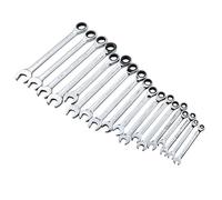 EKOMIS Ratchet 1 Pcs 6-32MM Professional Ratchet Combination Metric Wrench Set Screwdriver Torque Gear Socket Nut Removal Repair Hand Tool Ratchet Spanner (Size : 7MM)