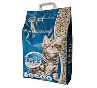 EkoPet Pettex Lightweight Micropore Cat Litter Large Size 20 L Bag - Lightweight and Non-Clumping - Super Absorbent - White