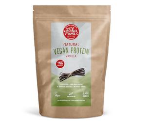 Ekopura Natural Vegan Protein - Vanilla - 500g | 75% Protein | Free from Allergens, Lactose, GMOs, and Soy | Plant-Based Protein | Perfect for Your Smoothies, Cooking, and Baking