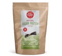 Ekopura Vegan Protein Powder, Vanilla Flavour, 75% Protein, 500 g | Pea and fava bean protein: 20 servings per pouch, for shakes, smoothies, porridge and baking, with a hint of cinnamon