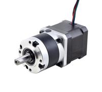 EKOUQIN Stepper Motor Nema 17 Stepper Motor 0.36N.m Planetary Gearbox Motor Nema 17 Ratio 5:1/10:1 Φ8mm Output Shaft For CNC Lower Impedance(Ratio 10 to 1)