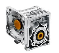EKOUQIN Stepper Motor, Worm Gearbox NMRV040 Reducer Gear Ratio 5:1 To 100:1 Input 14mm Output 18mm Shaft Reducer Suitable For Nema24 And Nema34 Motor Lower Impedance(60 to 1,90x90)
