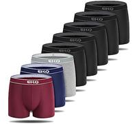EKQ Mens Boxers Shorts Multipack 16-Pack Soft Bamboo Boxer Briefs Mens Underwear Trunks Breathable Sports Underpants with Moisture Wicking