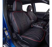 EKR Lingyue Full Coverage Leatherette Custom Exact Fit Full Set Car Seat Cover for 2018 2019 Chevrolet Equinox ，Airbag Compatible, Black Color