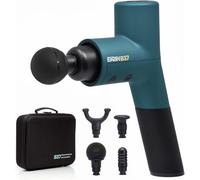 Ekrin Athletics B37v2 Massage Gun - Deep Tissue Massage with High-Powered Brushless Motor - 5 Speeds, 4 Attachments - Ultra Quiet Hand-Held Massager