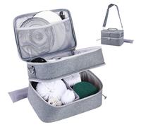 EKRISON Storage Bag Compatible with Electric Spin Scrubber Portable Organizer for Cleaning Brush, Carry Case for Bathroom Floor Windows Cleaning Tool, Household Cleaning Supplies Organizer, Bag Only