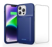 Ekrist Battery Case for iPhone 13/13Pro/14 (6.1 Inch),Real 7500mAh Battery Charging Case Portable Rechargeable for iPhone 13/13pro/14 Blue
