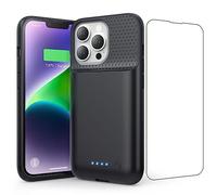 Ekrist Battery Case for iPhone 13/13Pro/14 (6.1 Inch),Real 7500mAh Charging Case Portable Rechargeable Protective Extended Battery Charger for iPhone 13/13pro/14 Black