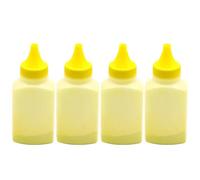 Ekrvuzg Toner Powder Cartridge Refill Compatible With 202A CF510 216A 206A 207A 415A 414A 416A CF410 201A CF400A Printer Models(40g Toner-Y 4pcs)