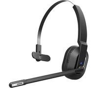 EKSA H5SE Wireless Headset with Microphone [Up to 45 Hours & 10 Metre Range], Bluetooth Computer Headset with AI Noise Cancelling Mic, Over Ear Headphones for Laptop/Call Centers/Teams/Zoom