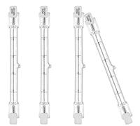 EKSAVE R7s Linear Halogen Floodlight 230W J118 Security Light Bulb 118MM 3100lm Warm White 2700K Dimmable,Pack of 4