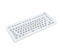 EKSED NT75 3/5pin Hot Swap Gasket Mechanical Keyboard DIY Mechanical Gaming Keyboard 75% Compact Layout Customized Knob Keyboard for Windows Gaming PC - Pink (Color : Milky White)