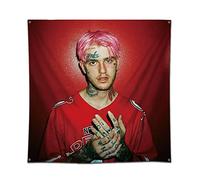 Eksent Lil Flag Peep "Hellboy" Art Music Album Poster Hanging Tapestry Banner Flag 4X4 Ft