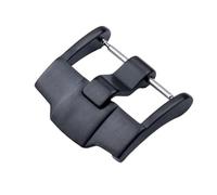 EKSIL 18mm 20mm 22mm 24mm Stainless Steel Pin Buckle Fit For AP Watch Audemars And Pigue Strap Clasp(Black,18mm)