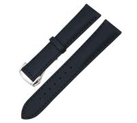 EKSIL For Omega Planet Ocean Seamaster 300 Speedmaster Fabric Leather Canvas 21mm 22mm Watch Strap 19mm 20mm High Density Nylon Watchbands (Color : Black black Round, Size : 20mm)