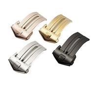 EKSIL For Tag Heuer CARRERA AQUARACER 18mm 20mm Stainless Steel Folding Watch Clasp(Gold,20mm)