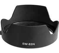 EKSMA EW 83N Hood, Dedicated Bayonet Mount Lens Hood Shade, Reversible Non-Glare Matte Finish, EW-83N Hood Replacement, Compatible with Canon RF 24-105mm f/4L is USM Lens