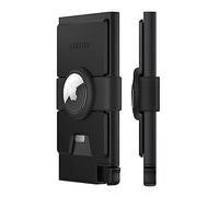 Ekster Aluminum AirTag Wallet | Smart Wallets for Men | Apple Air Tag Wallet with RFID Blocking | Slim & Minimal Money Holder with Push Button for Quick Card Access | Black