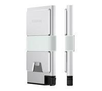 Ekster Aluminum Cardholder Wallet for Men - RFID Blocking - Silver Metal