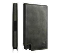 Ekster Parliament Leather Card Holder Wallet | Smart RFID Wallet for Men | Minimalist & Slim Wallet with Quick Card Access Metal Card Holder (Juniper Green)