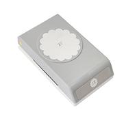 EKSuccess 2 1/4 Inch Scallop Circle Large Punch, Metal, Grey