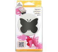 EKSuccess - Large Punch: Butterfly, Grey, 6.13 x 3.13 x 1.25