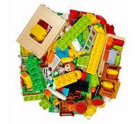 ekuci 133PCS Large Building Blocks Set- Big Fruit Shop House Compatible with Duplo -Modular City Building Toys for Kids Age 3-5 - Creative Building Bricks for Girls&Boys Party Favors