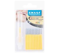 Ekulf Interdental Toothbrush 12 Brushes - 0.6mm