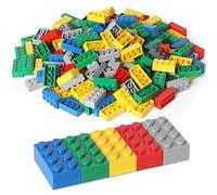 ekuzi Building Bricks 121 Pieces 2x4 Light Grey, Classic Building Block Bricks Compatible with Lego Classic, STEM Creative Building Block Toys for Kids (multicolor1)…