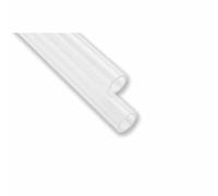 EKWB EK-HD PETG Rigid Tubing 12mm ID 16mm OD 1 Metre Pack of 2 - Clear
