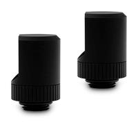EKWB EK-Torque 90 Degree Angled Rotary Fitting, Black, 2-pack